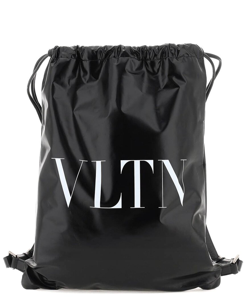 Valentino Garavani Adjustable Leather Sack For Versatile Use In Black