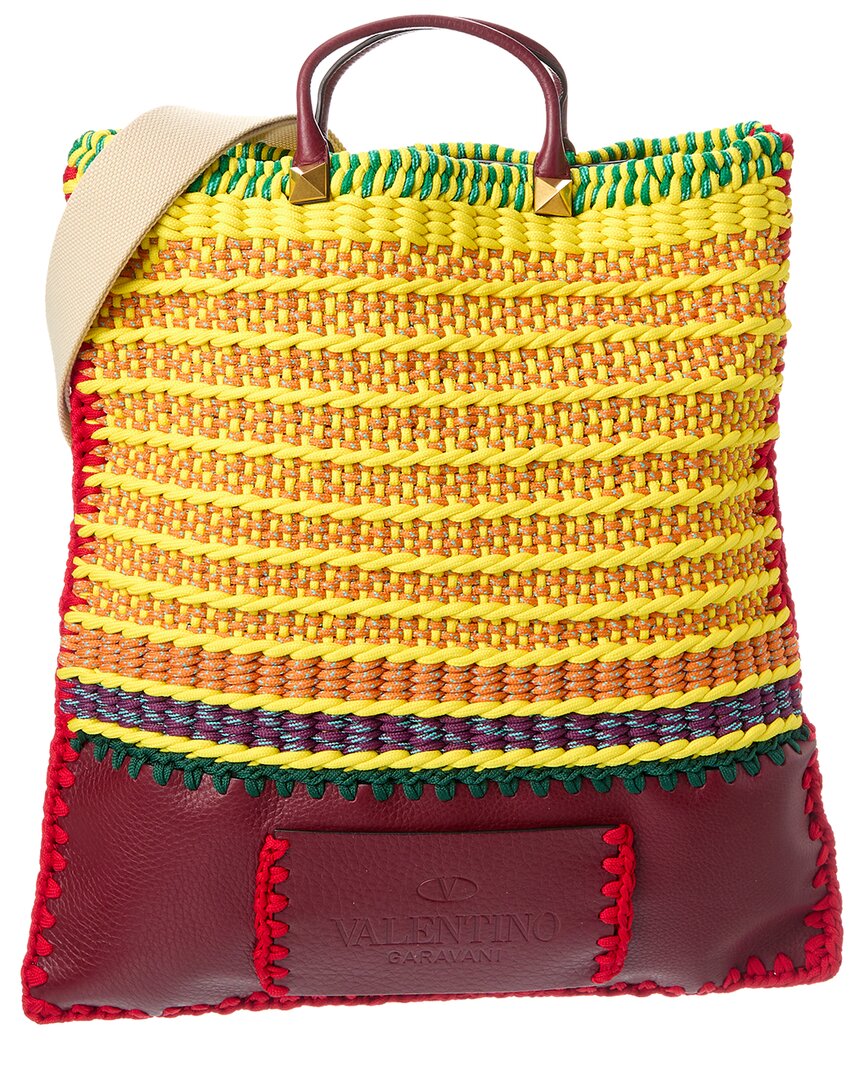 VALENTINO GARAVANI VALENTINO ROPE & LEATHER TOTE