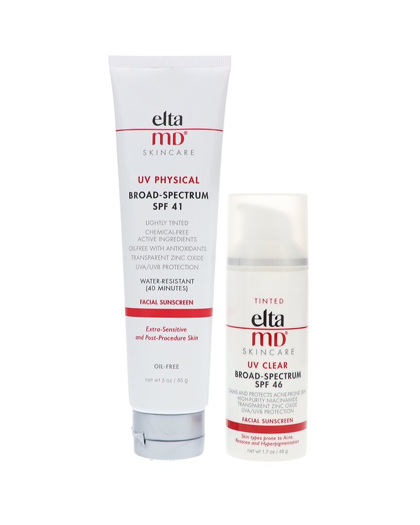 Eltamd 4.7oz Uv Clear Tinted Facial Sunscreen Combo Pack
