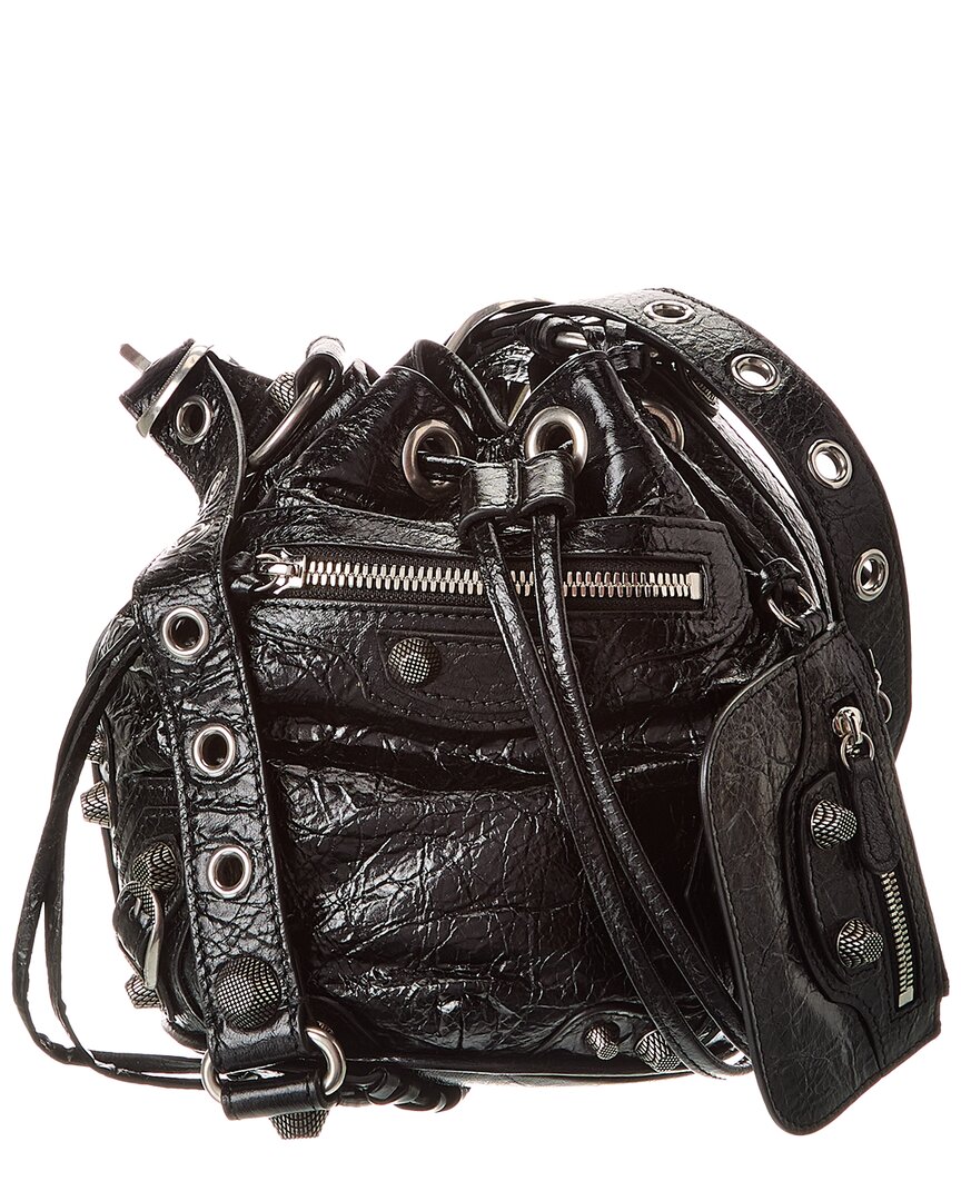 Balenciaga Le Cagole XS Leather Bucket Bag