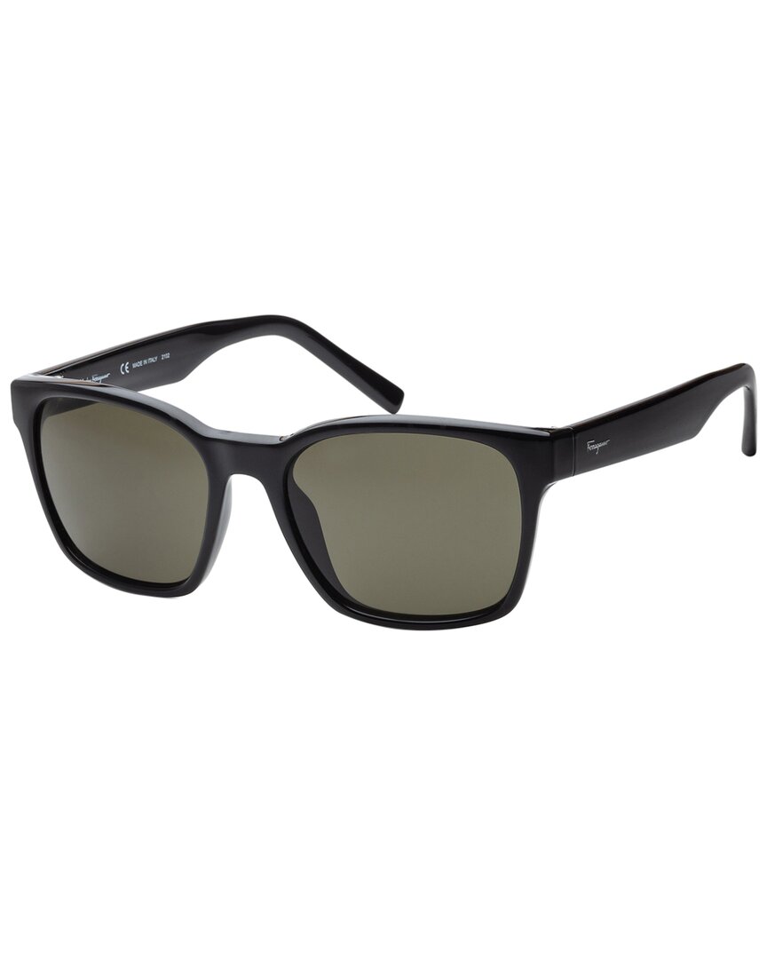 Shop Ferragamo Women's Sf959s 55mm Sunglasses In Black