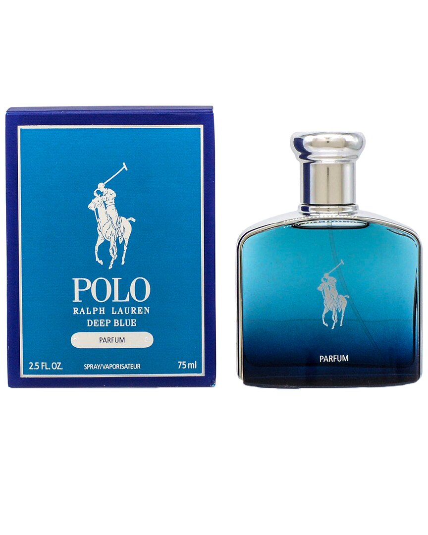 Ralph Lauren Men's Polo Deep Blue 2.5oz Parfum Spray In White