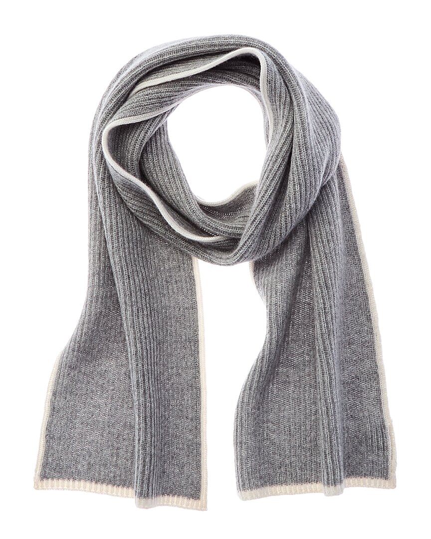 Portolano Cashmere Scarf In Grey