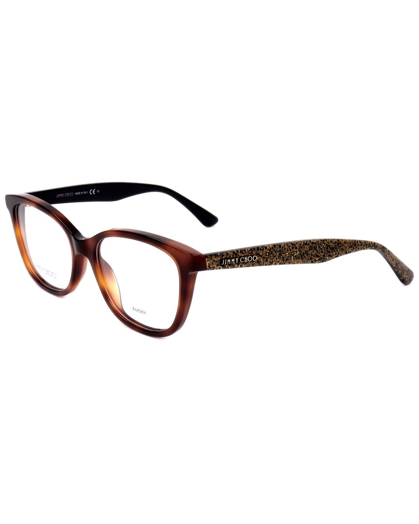 Jimmy Choo Women's 52 Mm Eyeglasses In Brown
