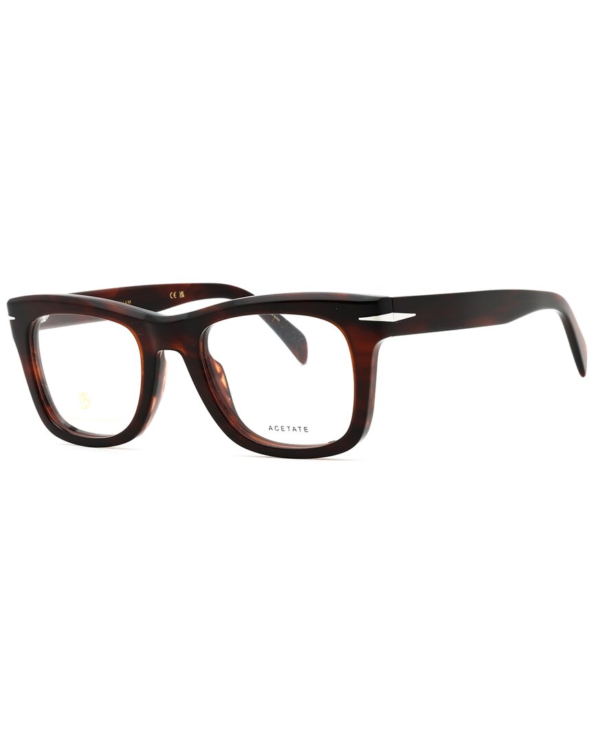 David Beckham Men's Db 7105 51mm Optical Frames In Brown