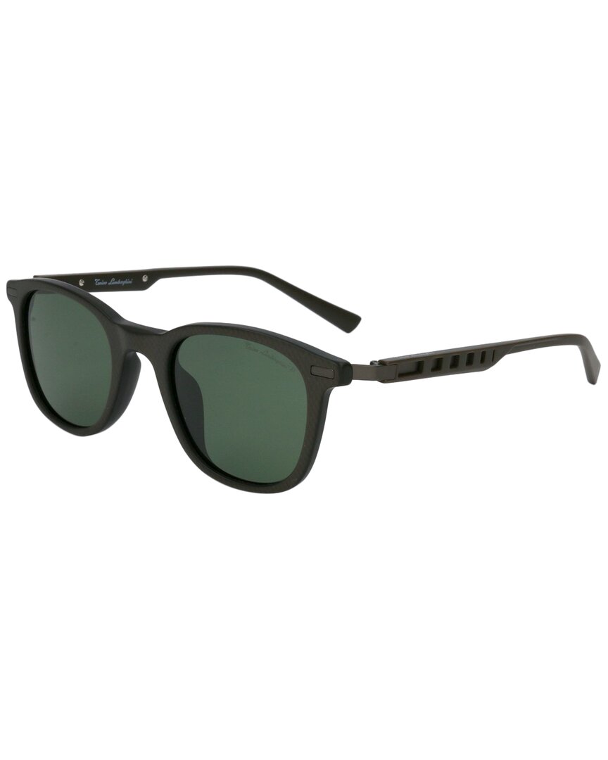 Tonino Lamborghini Men's Tl310s 49mm Sunglasses In Green