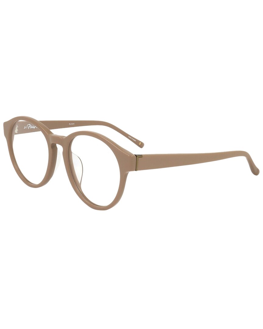 3.1 Phillip Lim Phillip Lim By Linda Farrow Women's Pl12 50mm Optical Frames In Brown