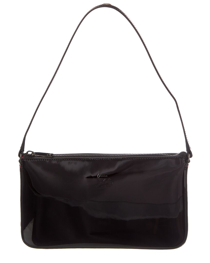 CHRISTIAN LOUBOUTIN CHRISTIAN LOUBOUTIN LOUBILA PATENT POUCH 