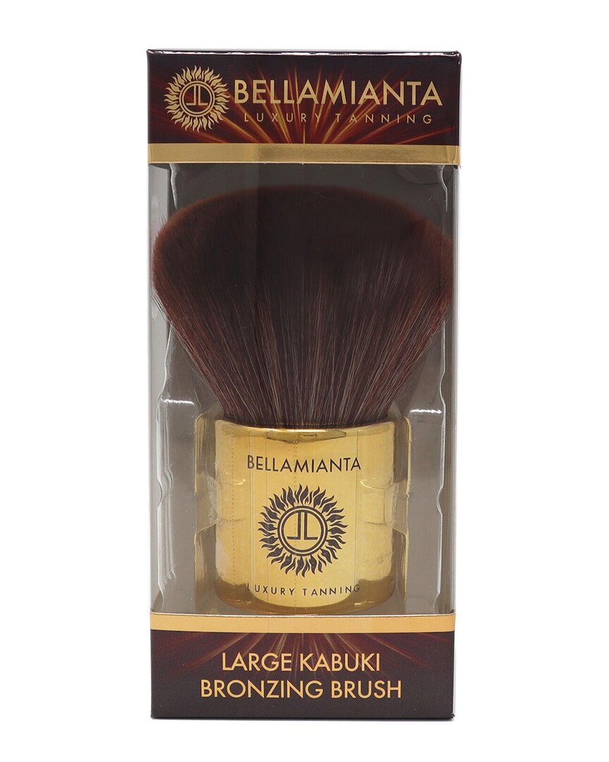 Bellamianta Large Kabuki Bronzing Brush In Brown