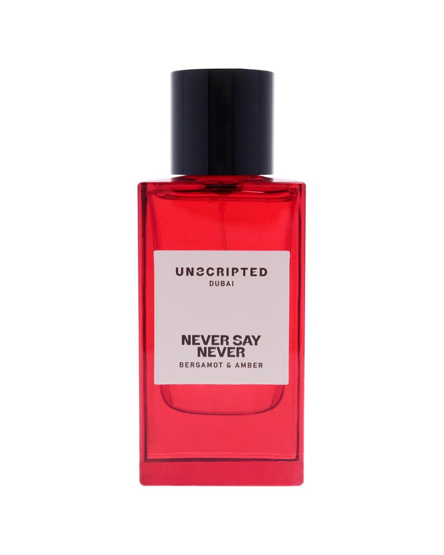 Unscripted Unisex 3.4oz Never Say Never Edp