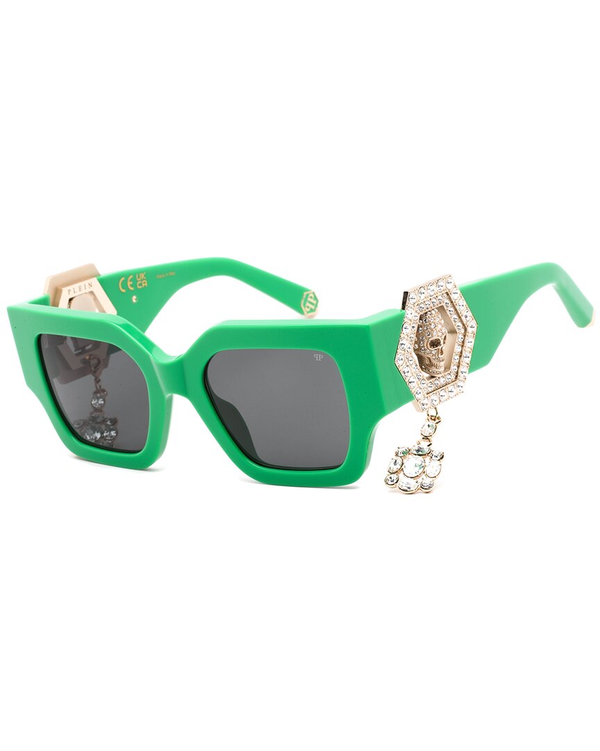 Shop Philipp Plein Women's Spp103s 51mm Sunglasses In Green