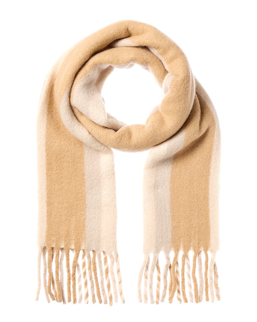 Rag & Bone Siobhan Alpaca & Wool-blend Scarf In Neutral