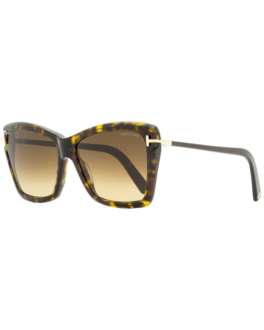 Tom Ford Women's Tf849 64mm Sunglasses In Green