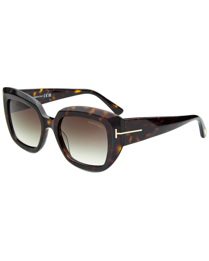 Tom Ford Eyewear Round Frame Sunglasses In Brown