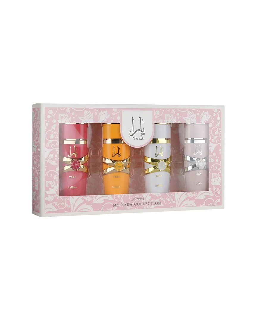 Lattafa Ladies Yara Collection 3.4 oz Gift Set 6290362345749 In Multi