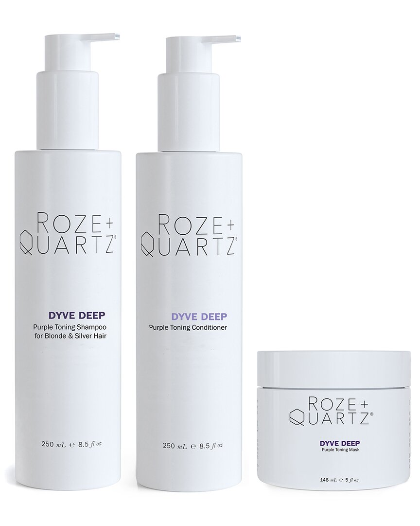 ROSE + QUARTZ ROZE + QUARTZ UNISEX DYVE DEEP 3PC BUNDLE
