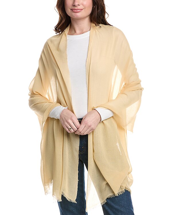 Bruno Magli Cashmere-Blend Crinkle Wrap