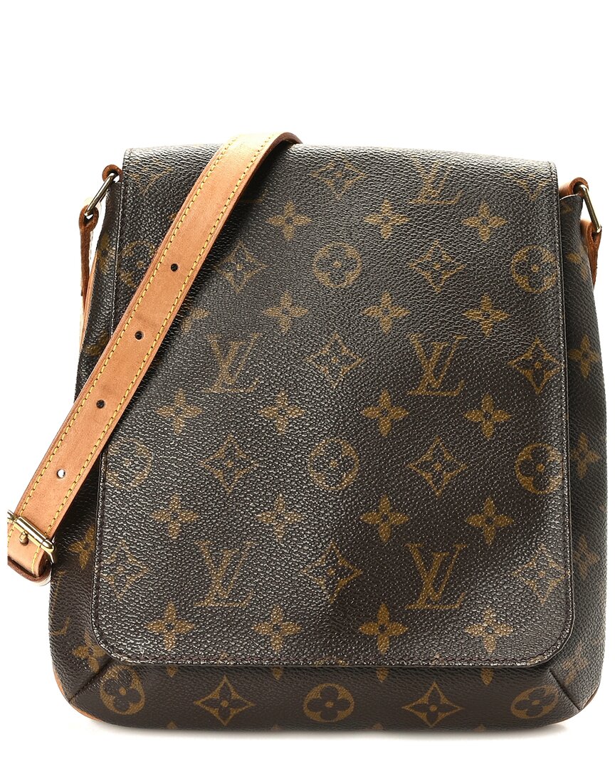 Pre-owned Louis Vuitton Brown Monogram Coated Canvas Musette Salsa Short Strap (authentic Pre-loved)