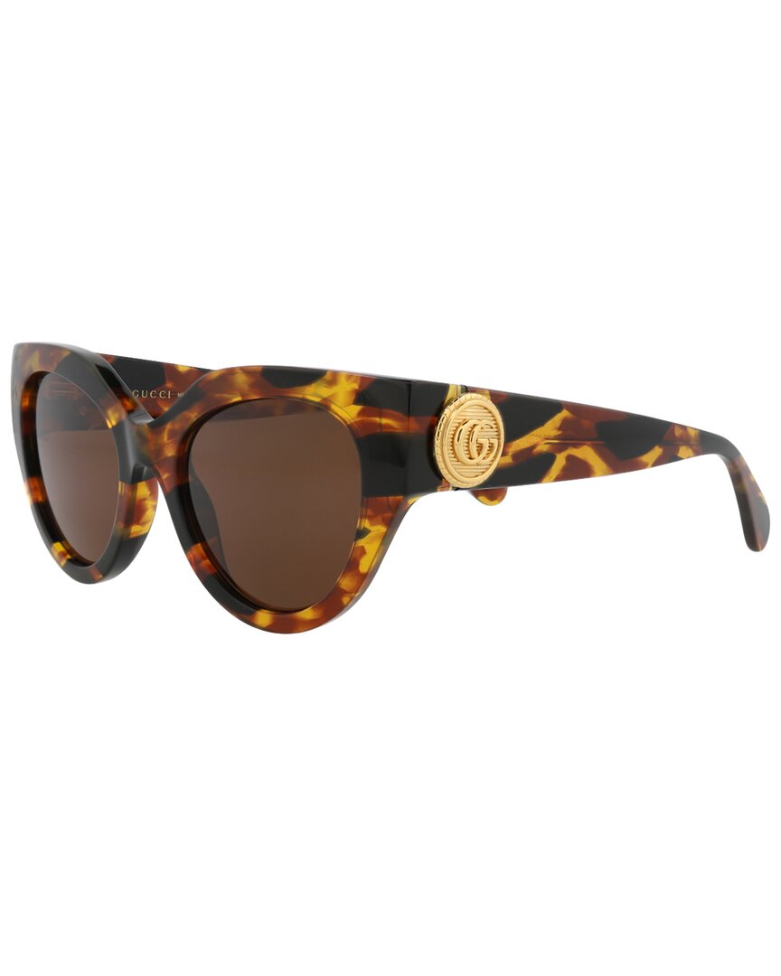Gucci Tortoiseshell Cat-eye Sunglasses In Multi