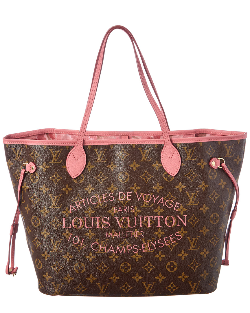 Louis Vuitton Limited Edition Pink Ikat Flower Monogram Canvas Neverfull Mm | eBay