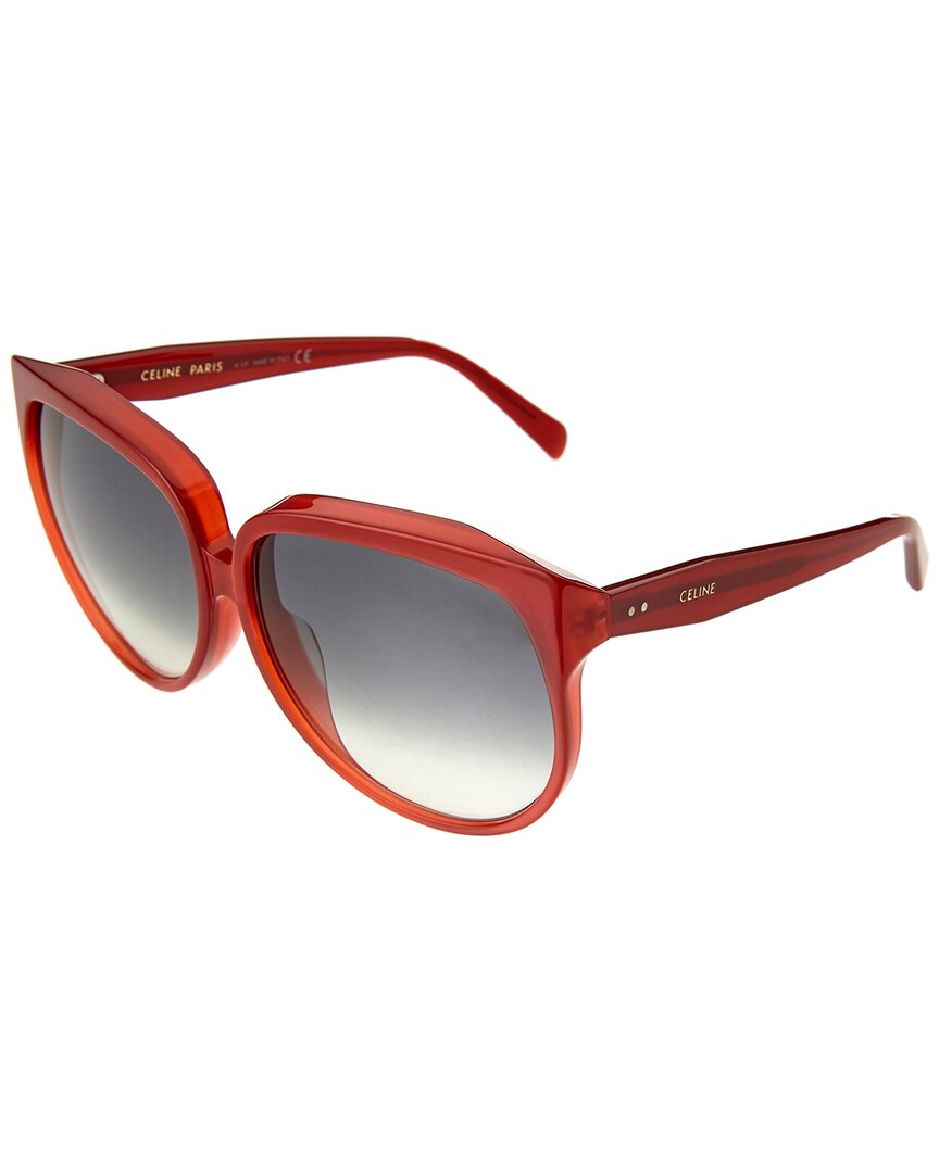 Celine Unisex Cl4048fn 63mm Sunglasses In Red ModeSens