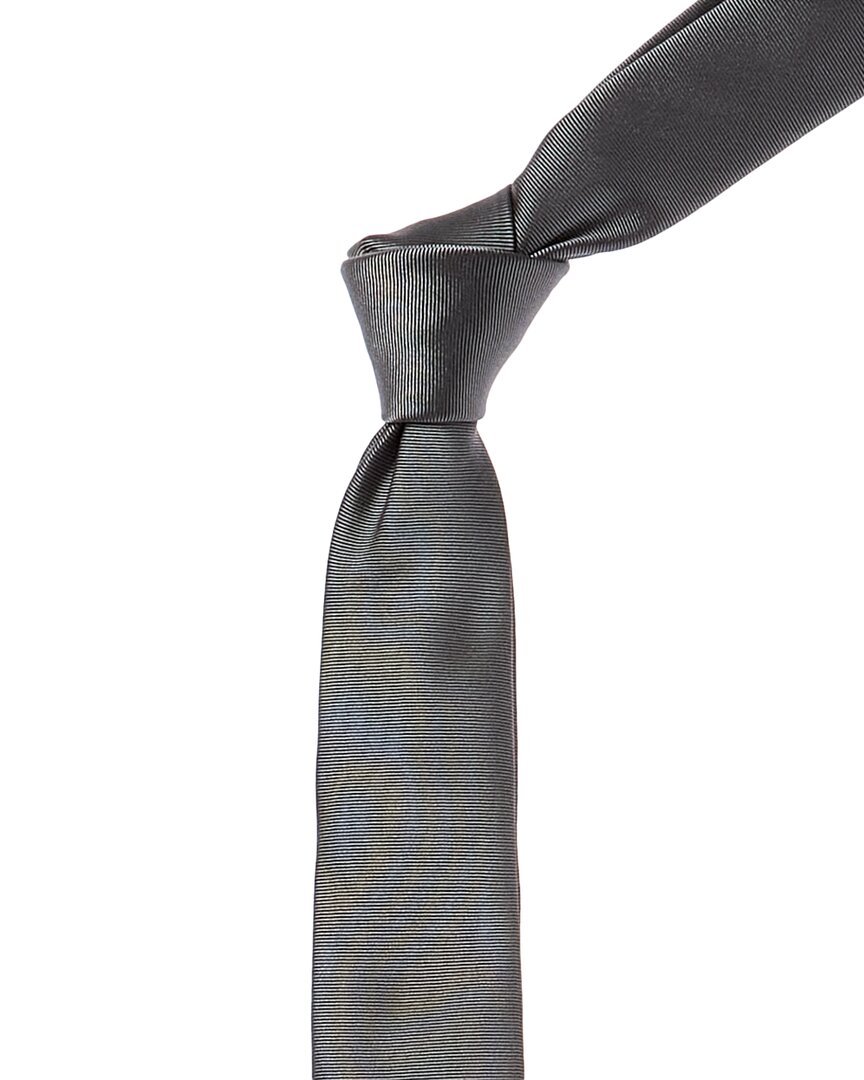 Shop Givenchy Grey Logo 4g Silk Tie