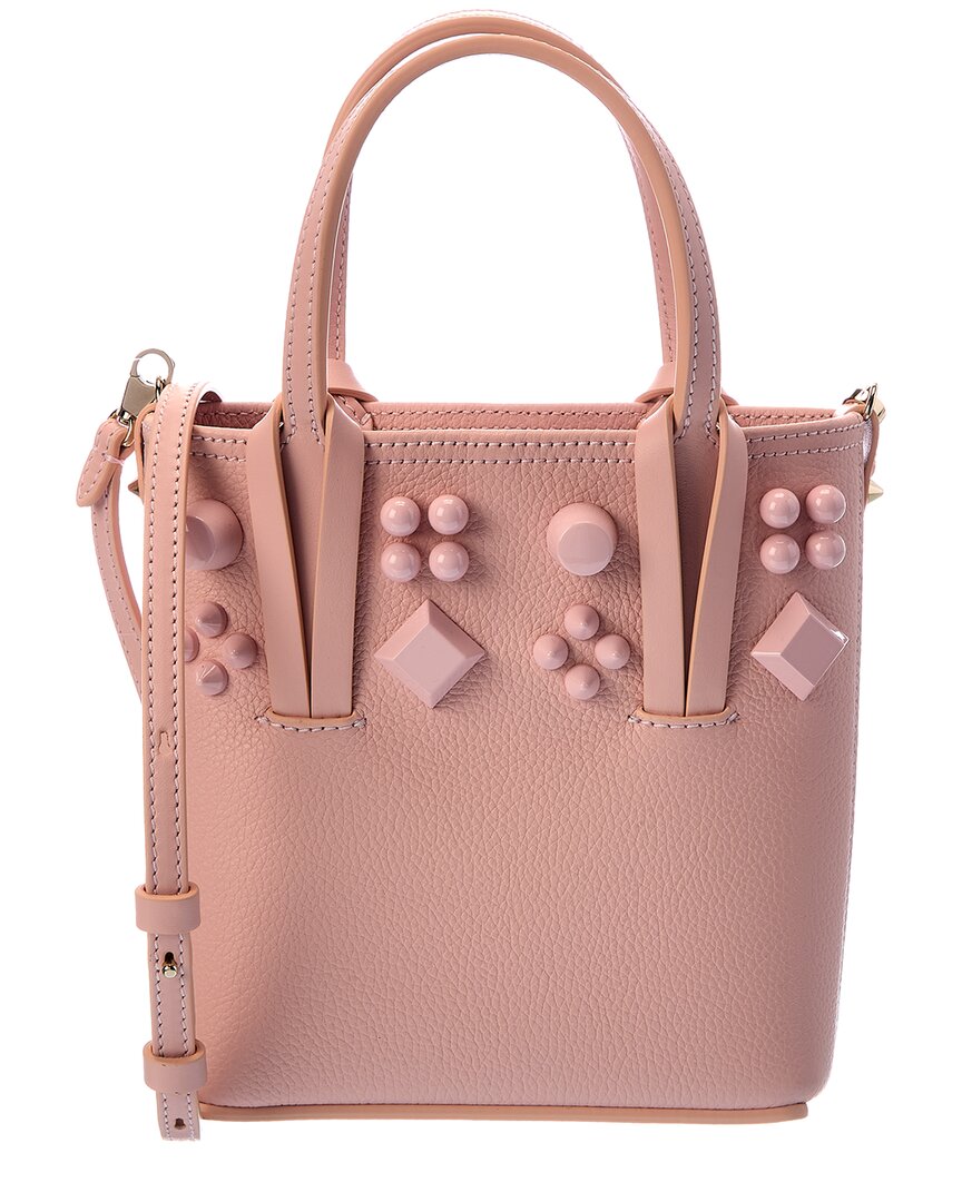 Christian Louboutin Cabata East West Tote Perforated Leather Mini Pink  1992221