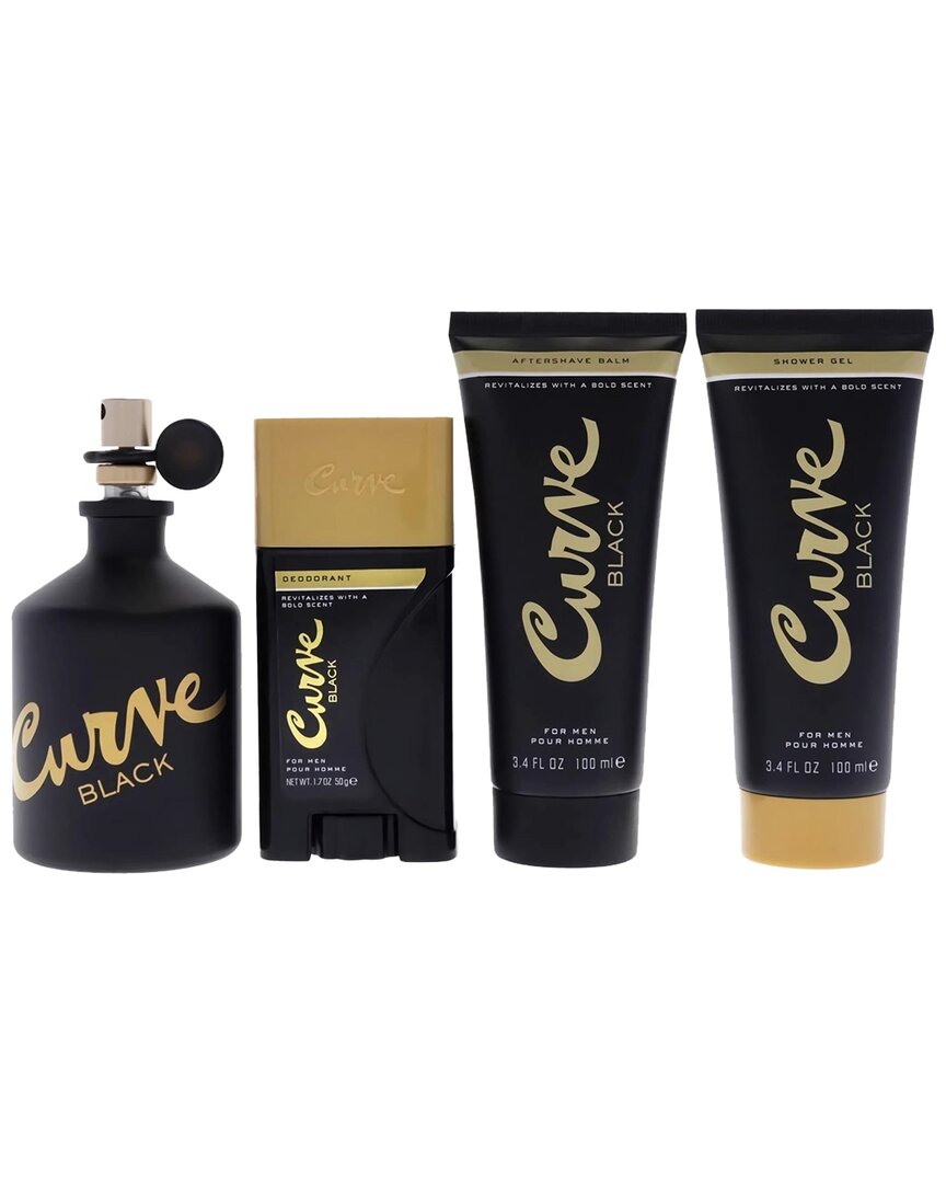 Liz Claiborne Men's Curve Black 4pc Set