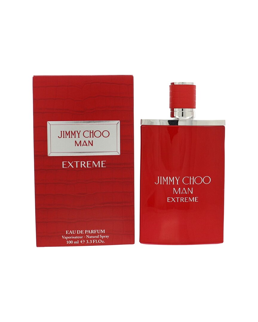 Jimmy Choo Men's 3.3oz Man Extreme Edp In Red