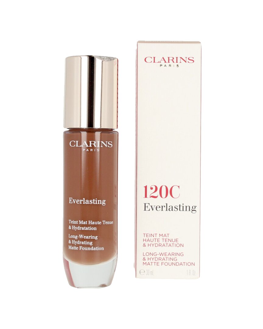Clarins Women's 1oz 120c Espresso Everlasting Long Wearing & Hydrating Foundation