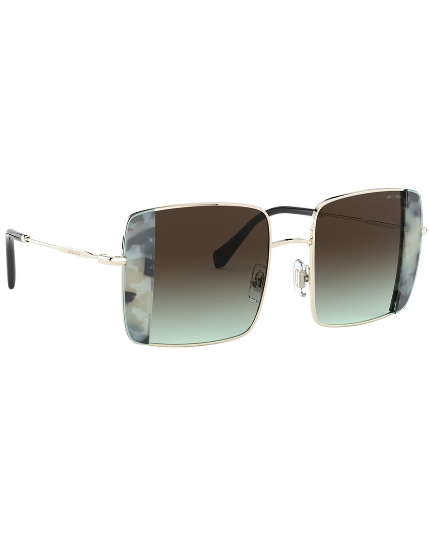 Miu Miu Women's Mu56vs 46mm Sunglasses In Brown