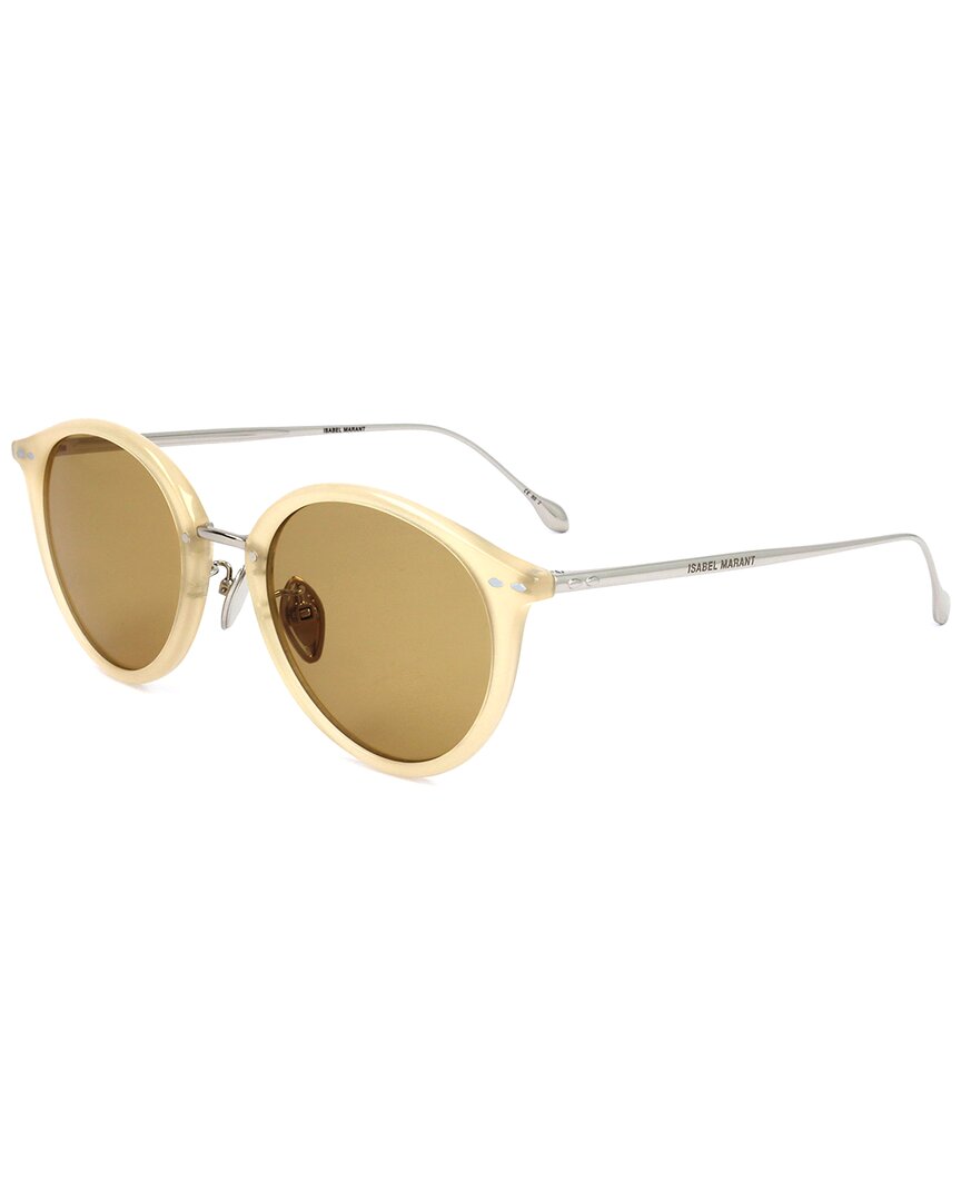 Shop Isabel Marant Women's Im0035 52mm Sunglasses In Yellow