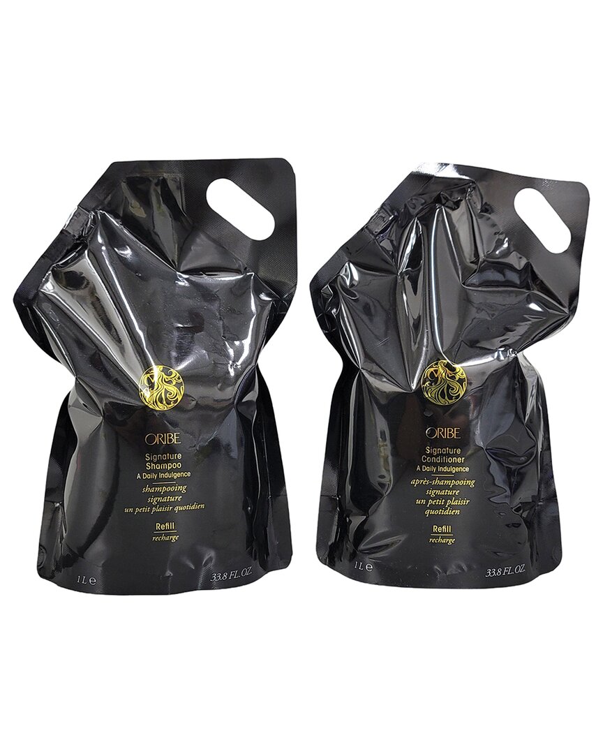 Oribe Unisex 33.8oz Refill Duo Signature Shampoo & Conditioner