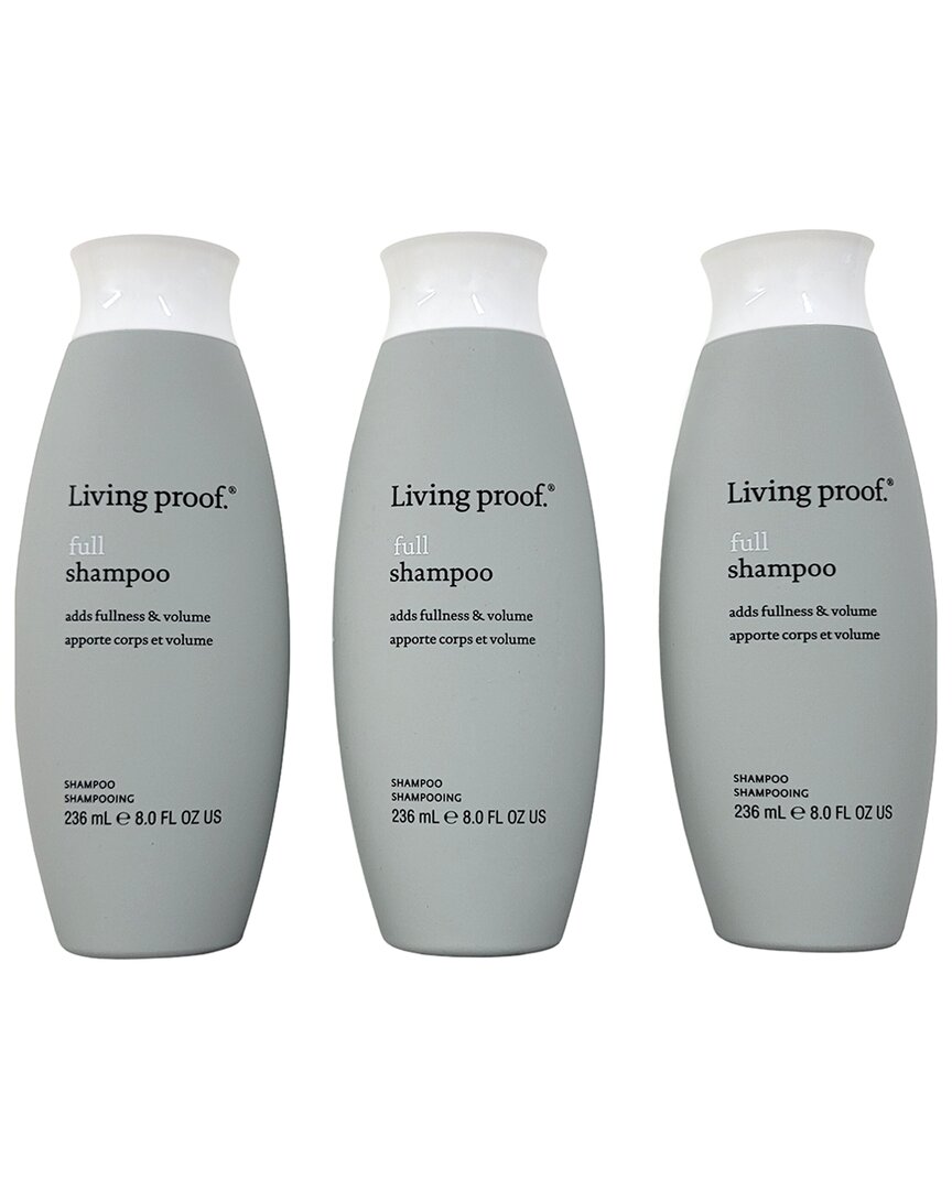 Living Proof 8oz  Pack Of 3 Full 8oz Shampoo Bottles