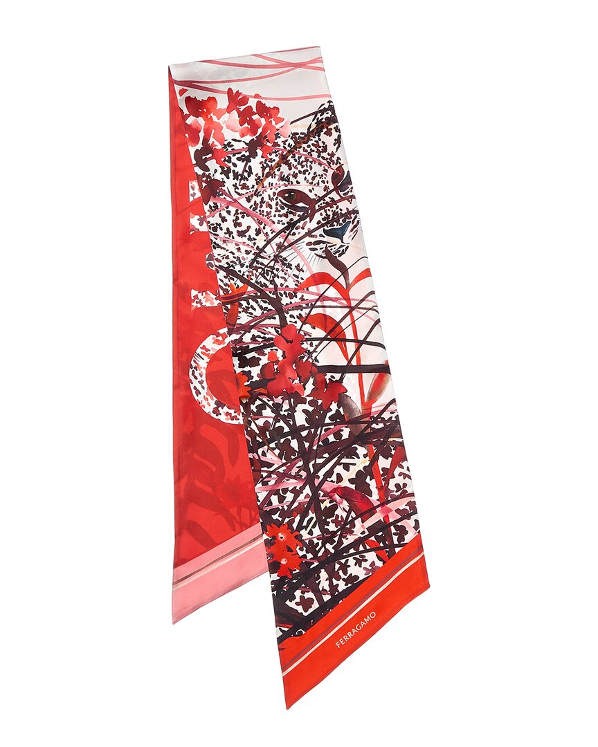 Ferragamo Printed Silk Scarf