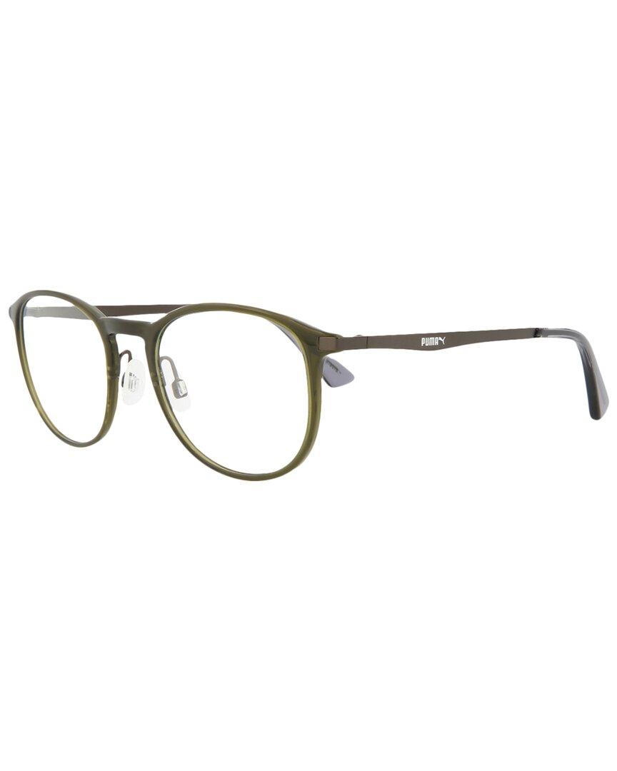 Puma Unisex Pu0078o 49mm Optical Frames In Green