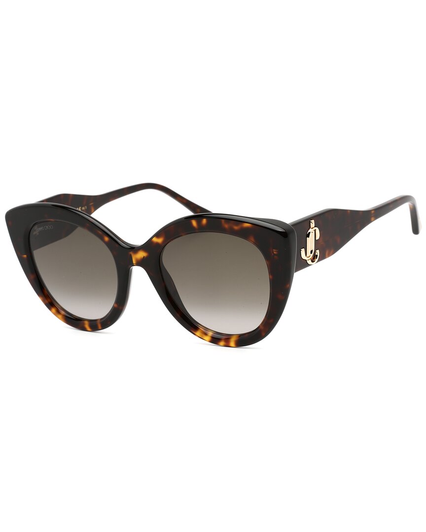 Shop Jimmy Choo Women's Leone/s 52mm Sunglasses In Brown