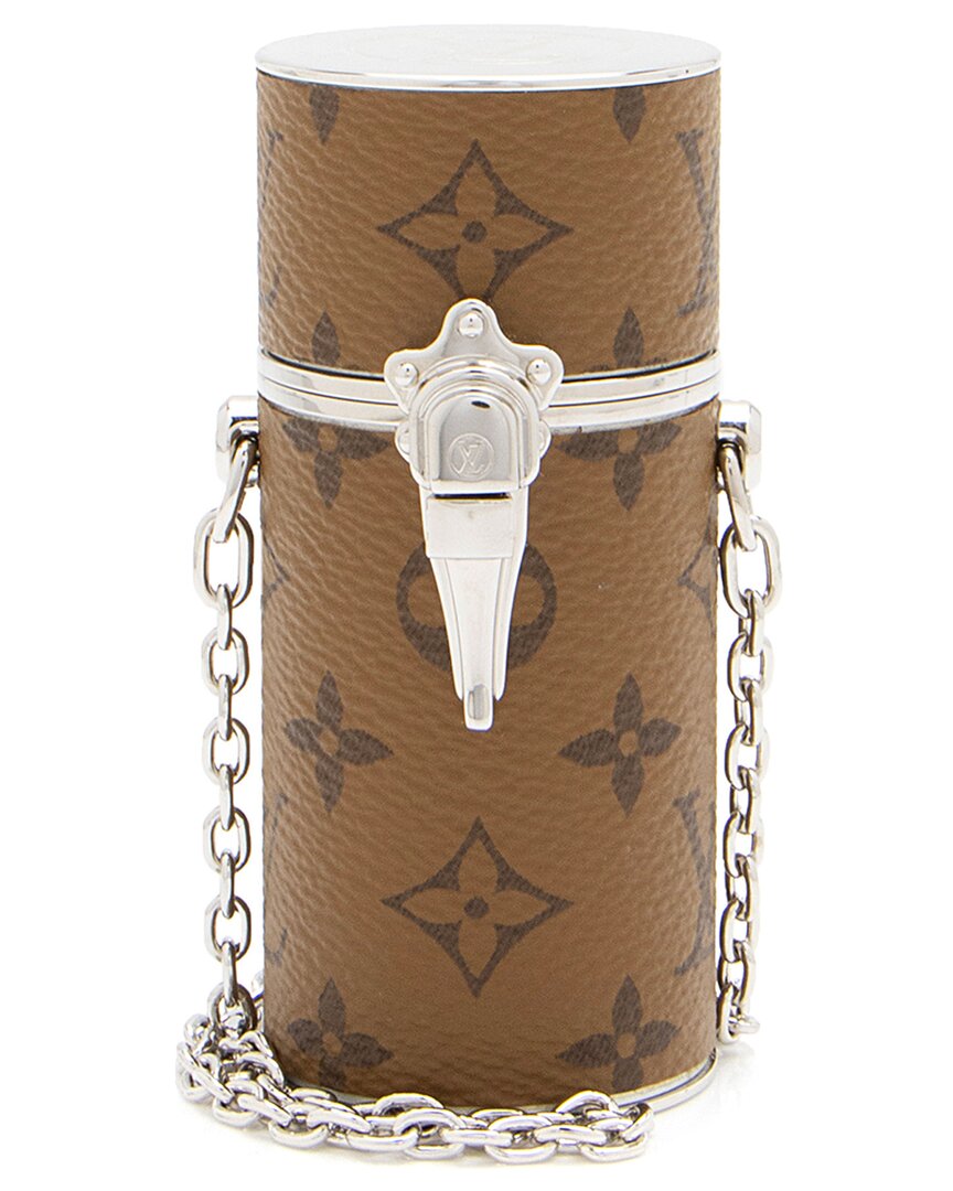Pre-owned Louis Vuitton Reverse Monogram Canvas Lipstick Case (authentic Pre-loved)