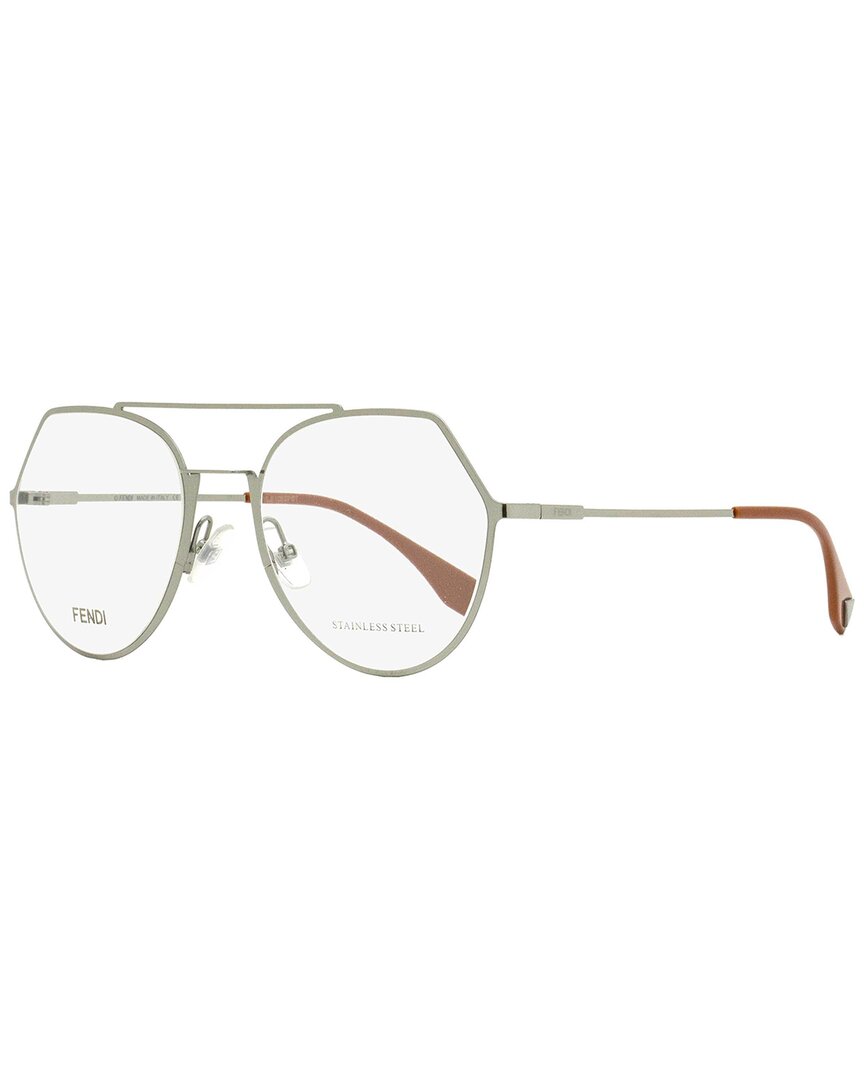 Fendi Women's Ff0329 53mm Optical Frames In Metallic