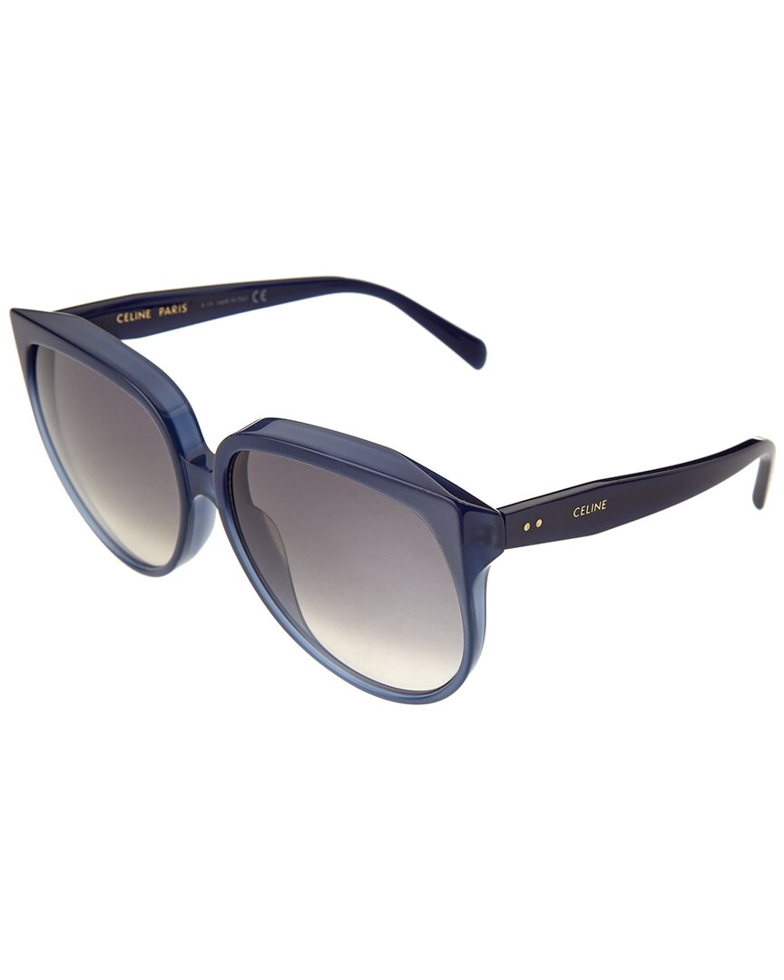 Celine Unisex Cl4048in 62mm Sunglasses In Blue