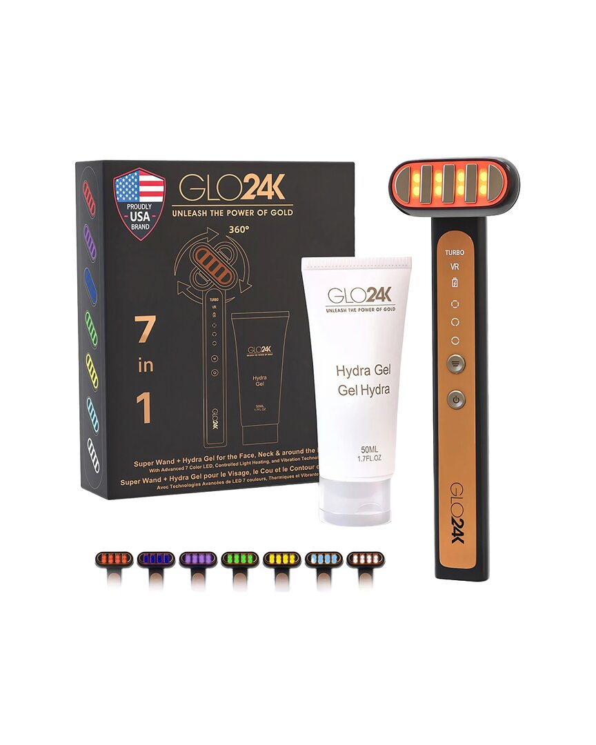 Glo24k 7-in-1 Led Super Wand + Hydra Gel