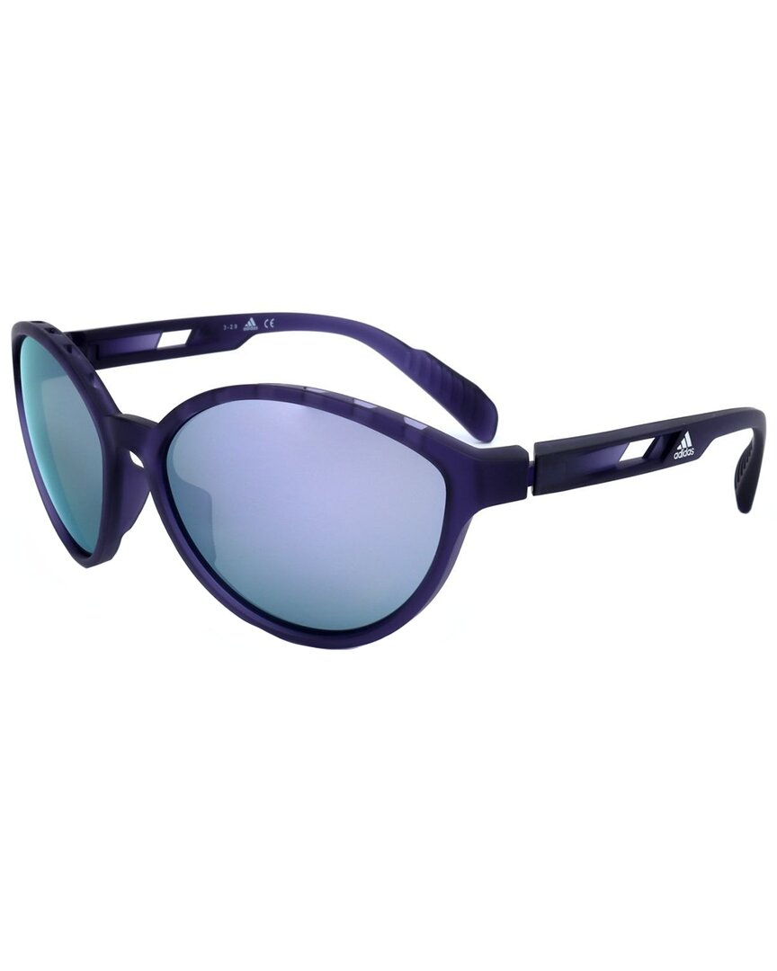Adidas Originals Adidas Women's Sp0012 61mm Sunglasses In Blue