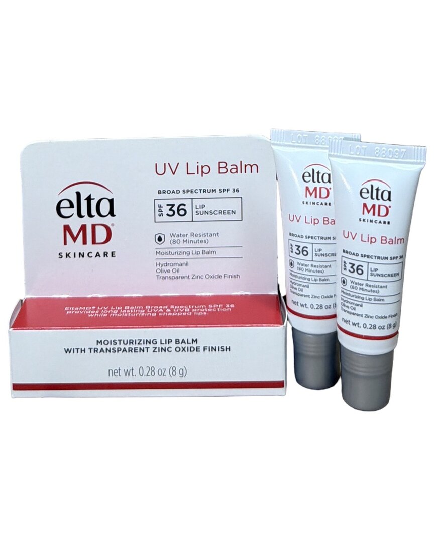 Eltamd Unisex 0.56oz Uv Lip Balm Broad-spectrum Spf 36 Pack Of 2 In Multi