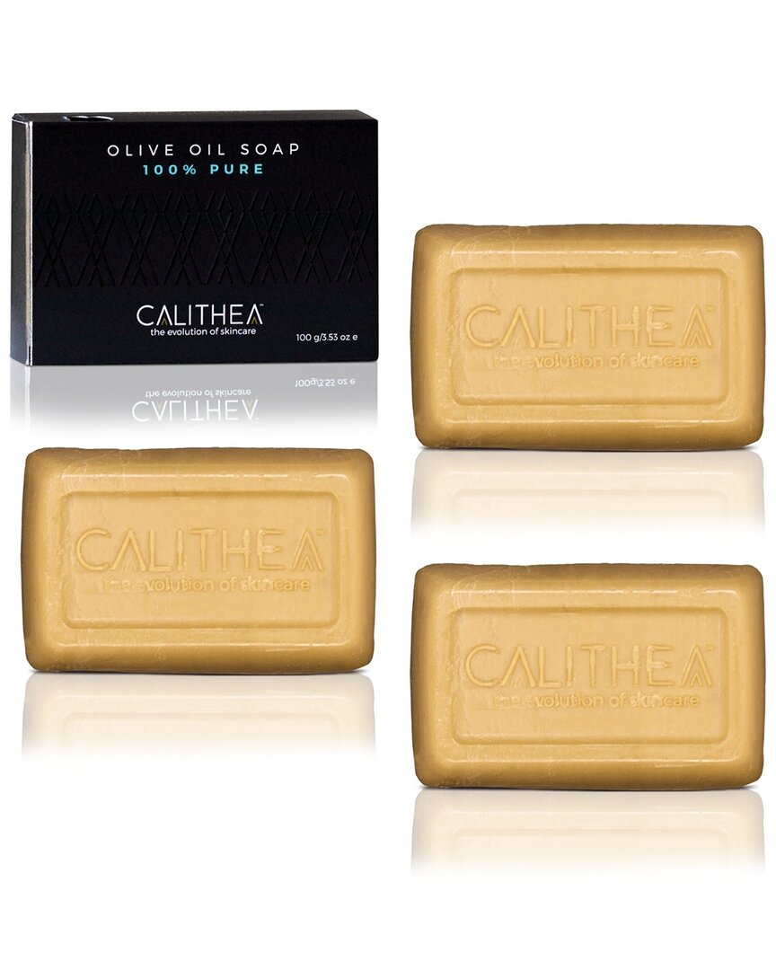 Calithea Skincare 100% Pure Olive Oil Soap 3-pack