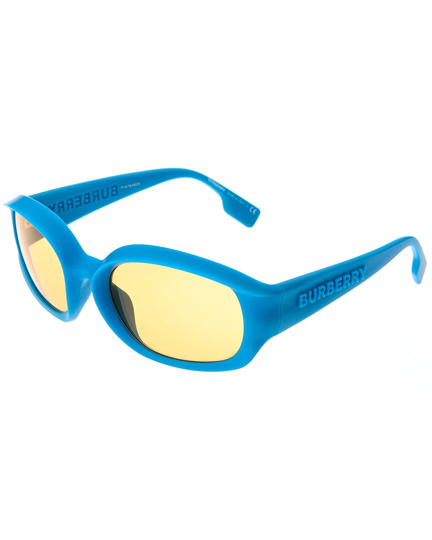 Burberry Men's Be4338 56mm Sunglasses In Blue