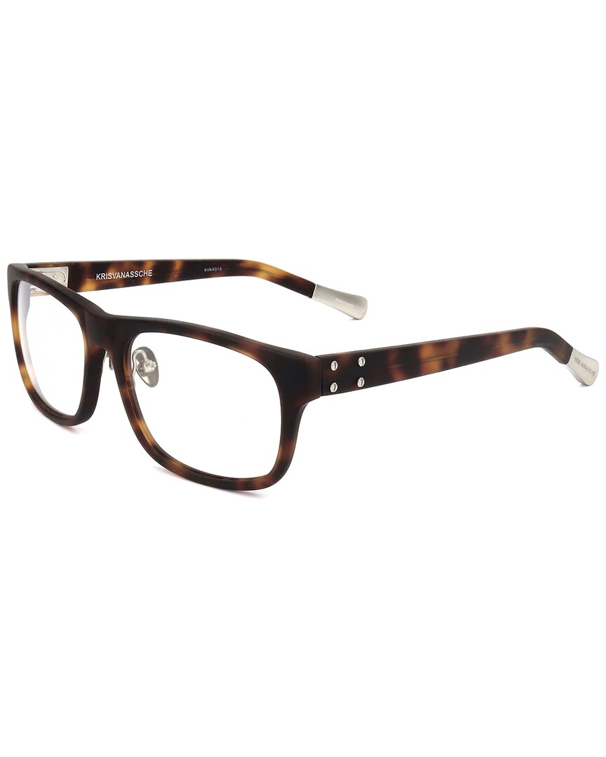 Kris Van Assche By Linda Farrow Gallery Kris Van Assche By Linda Farrow Women's Kva43 51mm Optical Frames In Brown