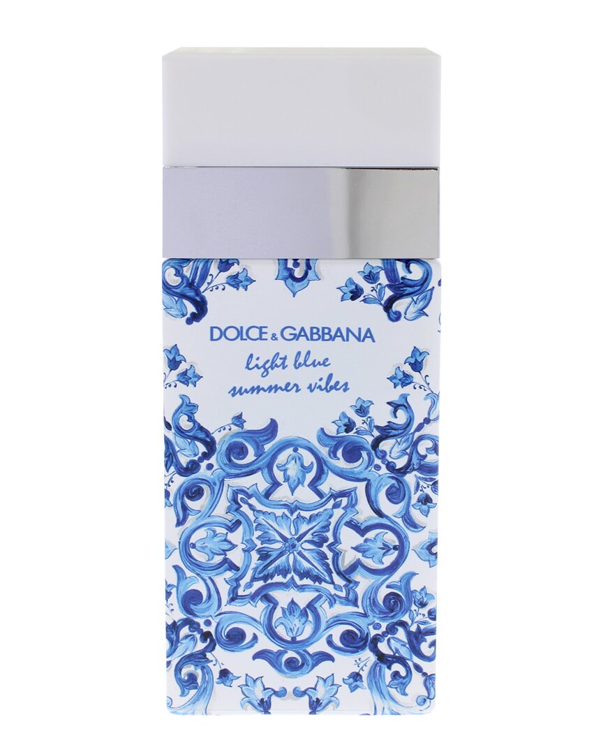 Dolce & Gabbana Women's 3.3oz Light Blue Summer Vibes Edt Spray In Transparent