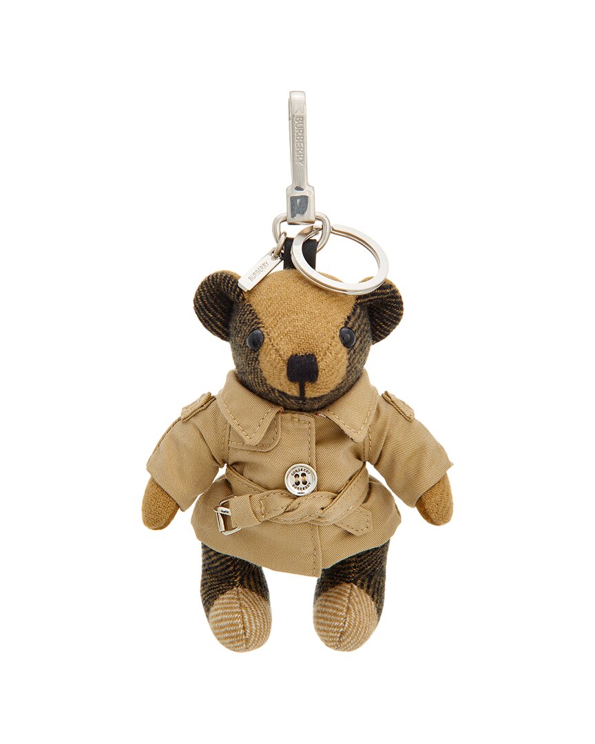 Burberry Thomas Trench-coat Teddy Bear Key-ring In Brown