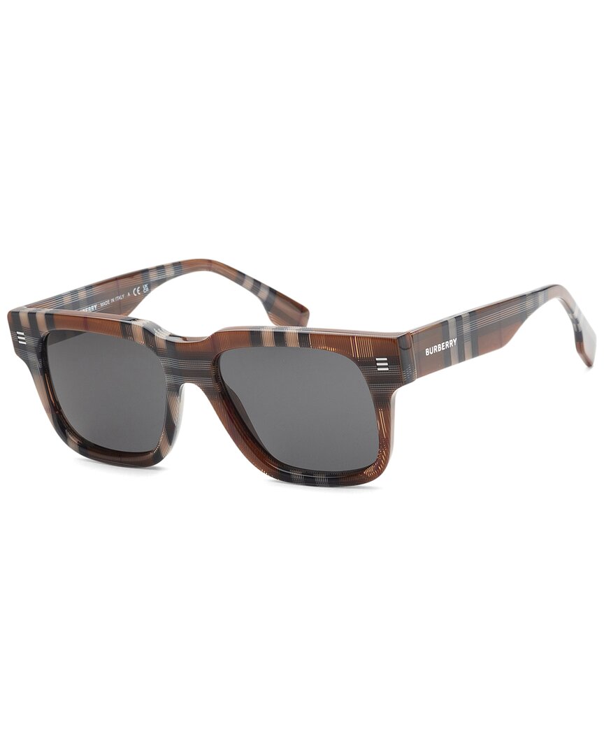 Burberry Men's Be4394 54mm Sunglasses In Brown