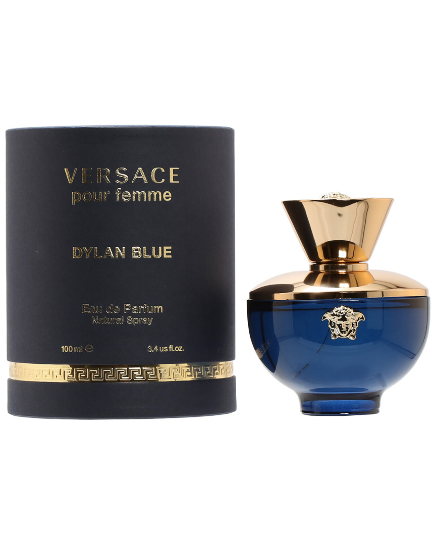 Versace Dylan Blue Pour Femme Eau De Parfum Spray, 3.4 Oz. In Multi